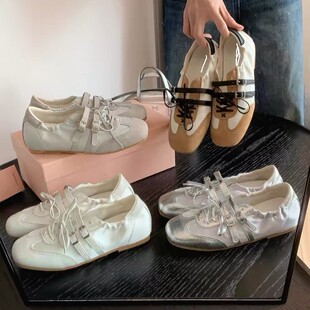 2026���ļ�����Ь4cm/6cm~�nϵ�p�ſێ�ƴɫ���^���װ��ٵ�ӖЬŮ