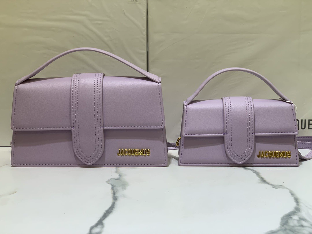 One-shoulder genuine leather bag, small 18 cm / big 24 cm, compact design