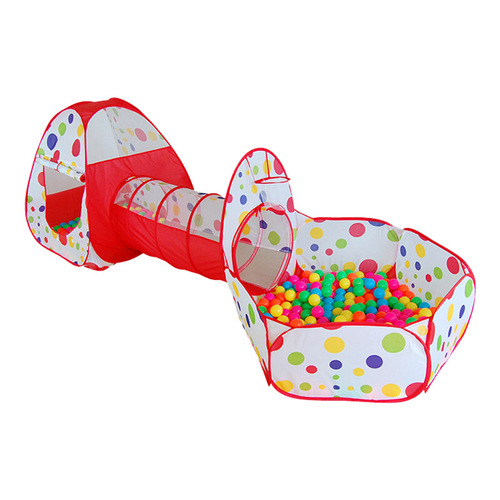 Children's tent crawling game tunnel cabin boy girl baby play house toy game house ocean ball pool