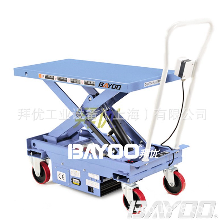 BAYOO/拜优 电动升降平台车,剪式升降平台车