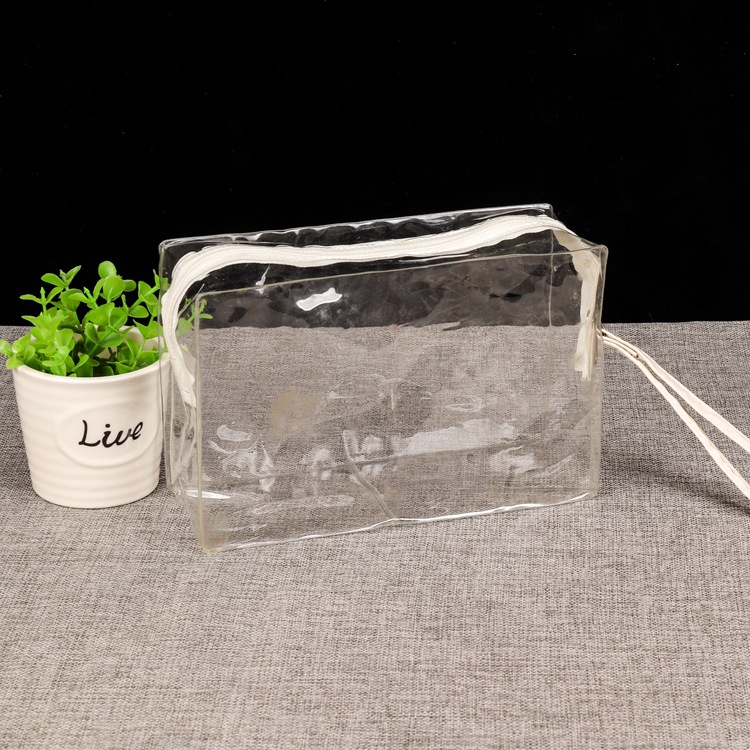 厂家供应pvc塑料透明袋拉链包装袋可印刷logo批发塑料袋