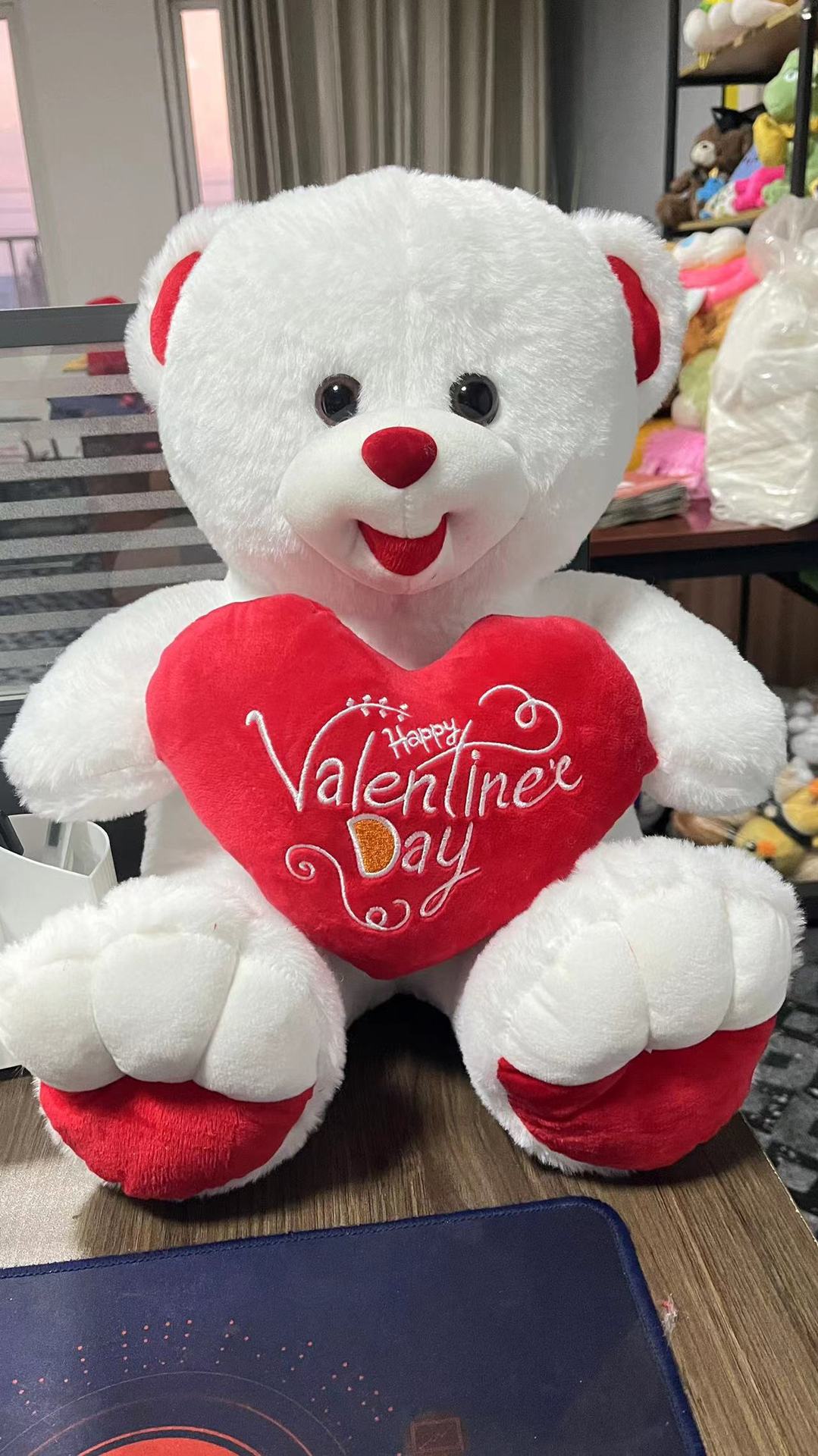Oso de peluche grande, personalizado, San Valentín, juguete suave, venta directa de fábrica image 8