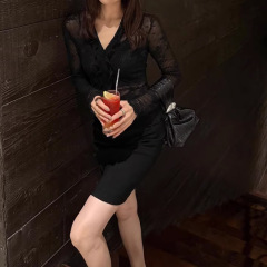 魅力姐姐 优雅肌理感提花衬衫小衫女2025秋季新款法式百搭衬衫潮