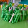 教学跑步半圆彩色实心棒