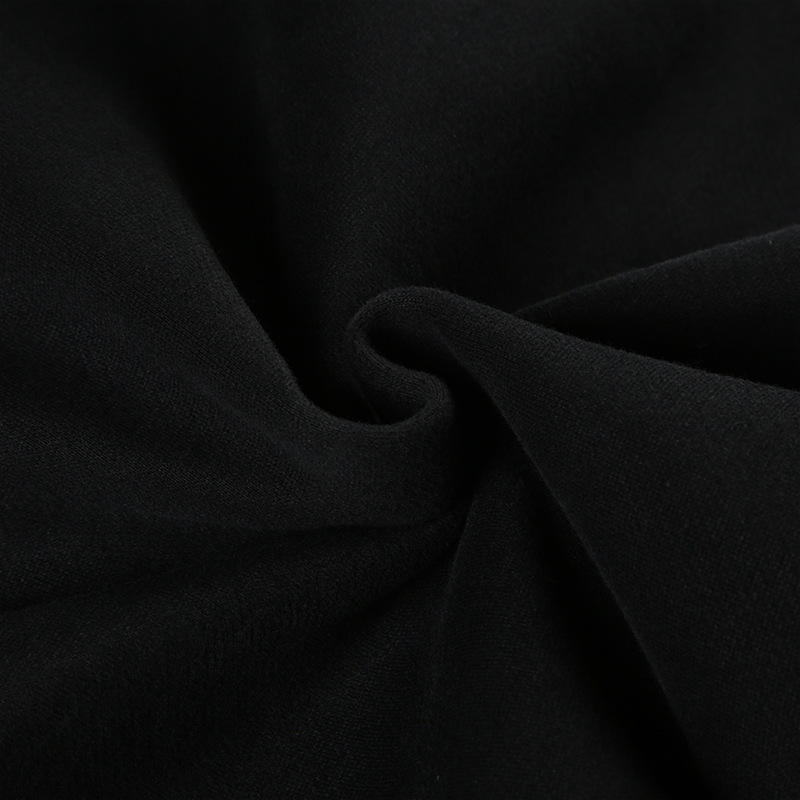 Street Retro Hooded Furry Splicing Coat Winter Slim Fit Warm Double Headed Zipper Cardigan Sweatshirt