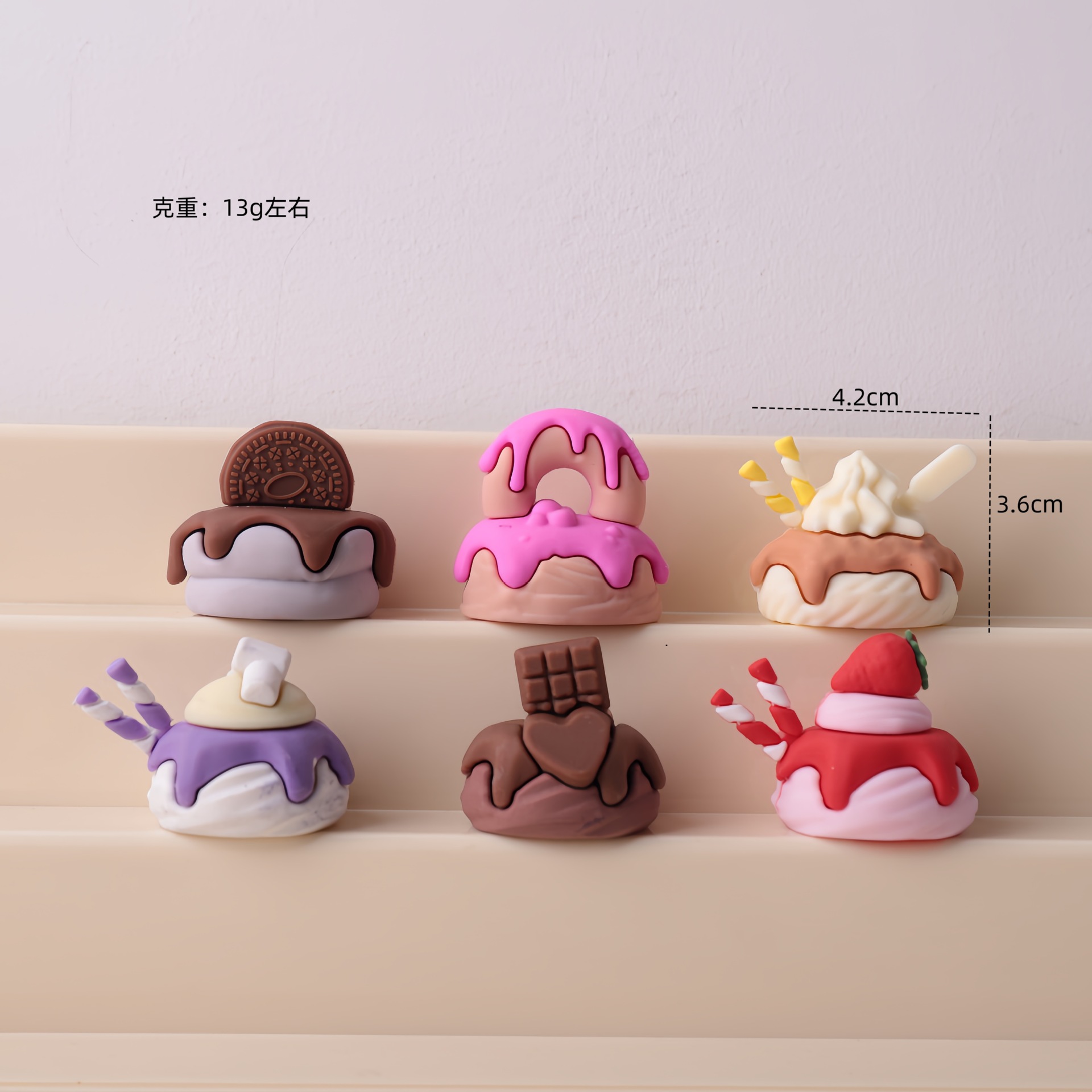 Amazon's Popular Ice Cream Lip Gloss Pvc Soft Rubber Perfume Cap Protective Bottle Cap Cover Factory