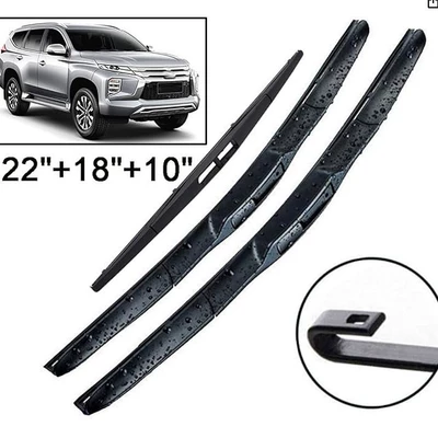 Suitable for Mitsubishi Pajero Montero 2015-2022 22"+18"+10" Wiper Blades