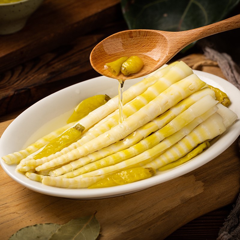 Yunxiang Village Bamboo Shoot Slices with Preserved Pepper and Bamboo Shoot Snacks