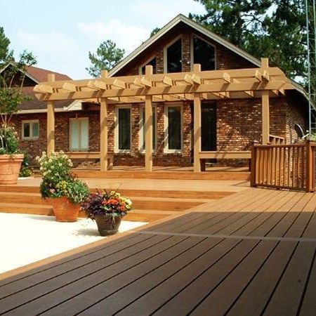 Madera de plástico WPC120 * 20 al aire libre de plástico sólido piso de madera patio jardín al aire libre banco decorativo anticorrosión madera resistente a la intemperie