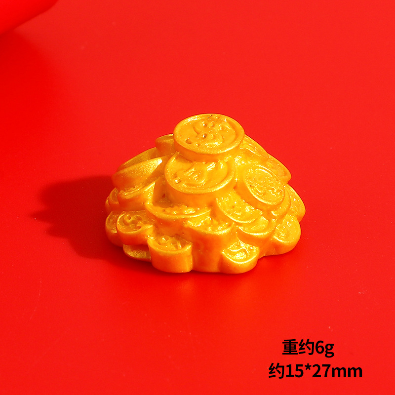 新年福娃元宝字牌樹脂部品diyクリームゴム携帯ケースヘアピン冷蔵庫貼り装飾材料