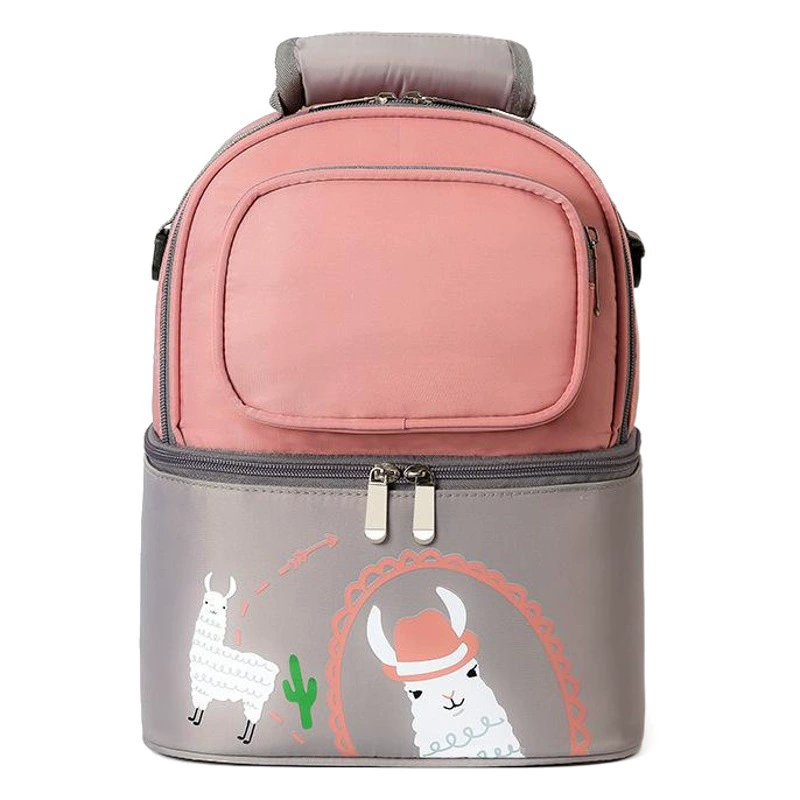 Сумка для грудного молока, сумка для мамы, сумка для хранения грудного молока с охлаждением и изоляцией, двухслойная портативная сумка для мамы и ребенка, сумка для мамы