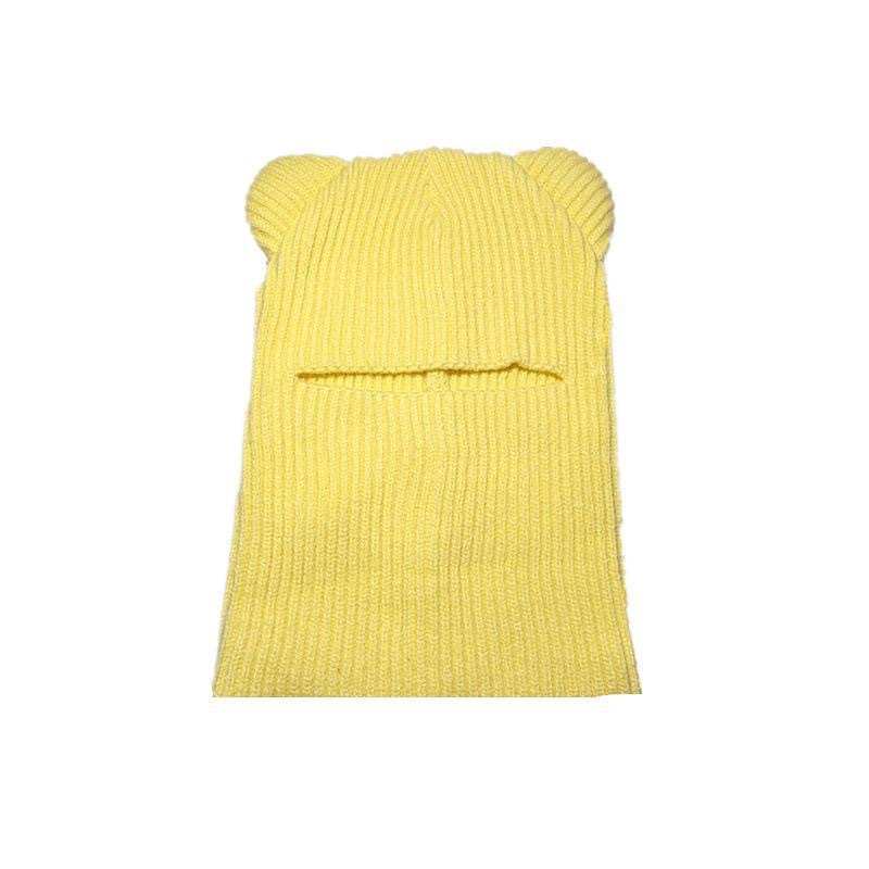 Warme Radfahren Caps Winter Gestrickte Ski Schal Hut Bär Ohr Sturmhaube Hut Bonnets Beanie für Männer Frauen Outdoor Sport Mit Kapuze – Detail 11