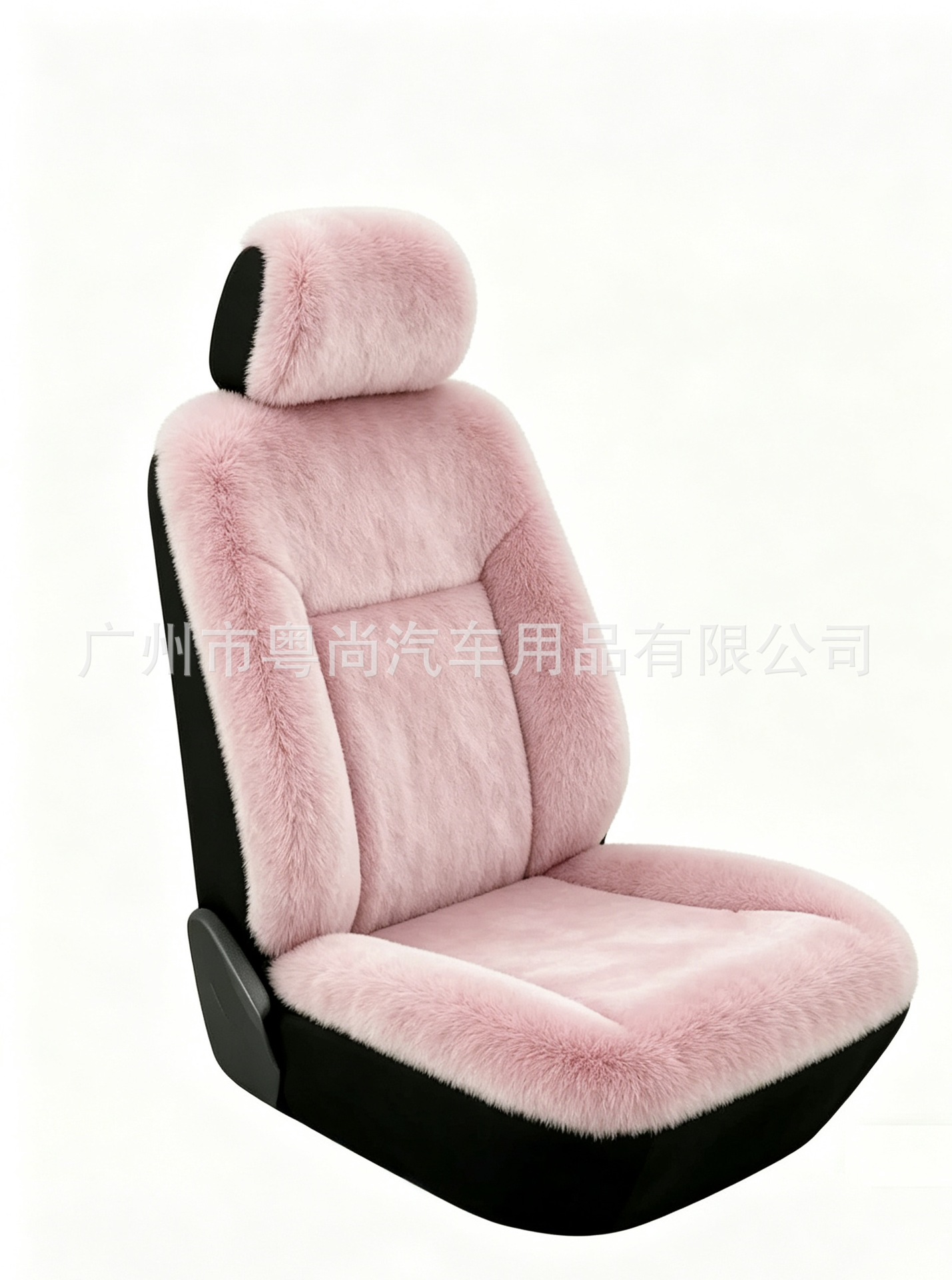 New winter cross-border bestseller, solid color plush 5-seater universal car seat cover, hot-selling on Amazon and Temu