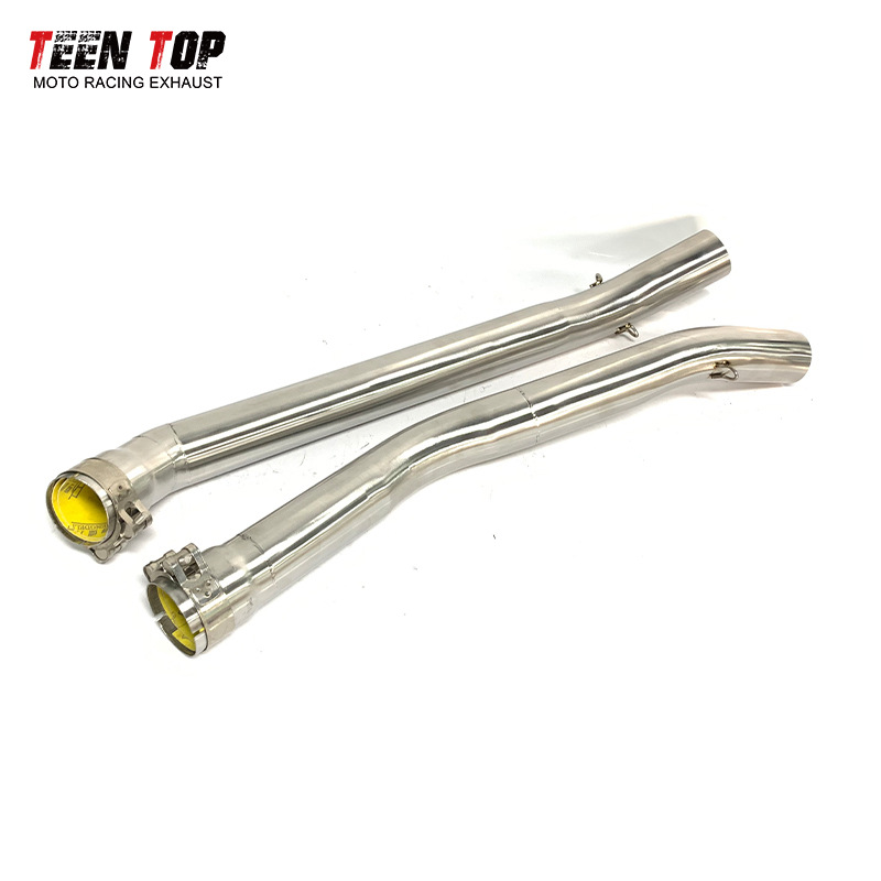 Motorcycle Zzr1400 Exhaust Pipe Kawasaki Zx14R Six-Eye Magic God Middle Section Exhaust Pipe Modification