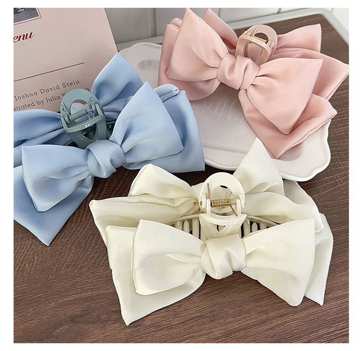 Acrylic Material Sweet Women'S Bow Knot Arylic Hair Claws