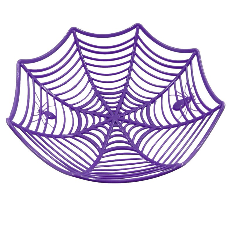ハロウィーンクリエイティブスパイダーテーマ果物皿クモ要素デザイン果物バスケットキャンディーバスケット配置道具バスケット|undefined