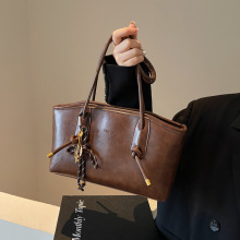 复古通勤大容量腋下包包女新款时尚百搭单肩包简约个性手提托特包