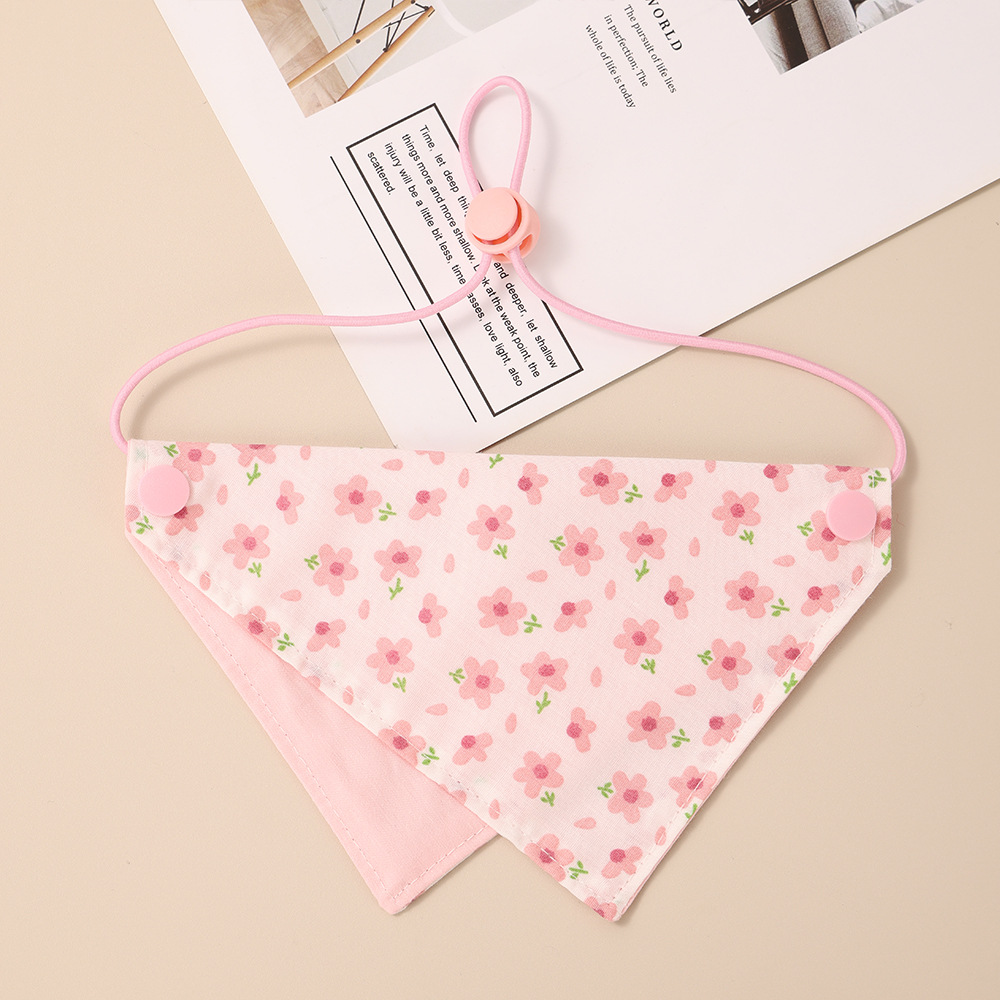 123 spring floral - pink / S size: suitable for neck circumference 17cm-27cm