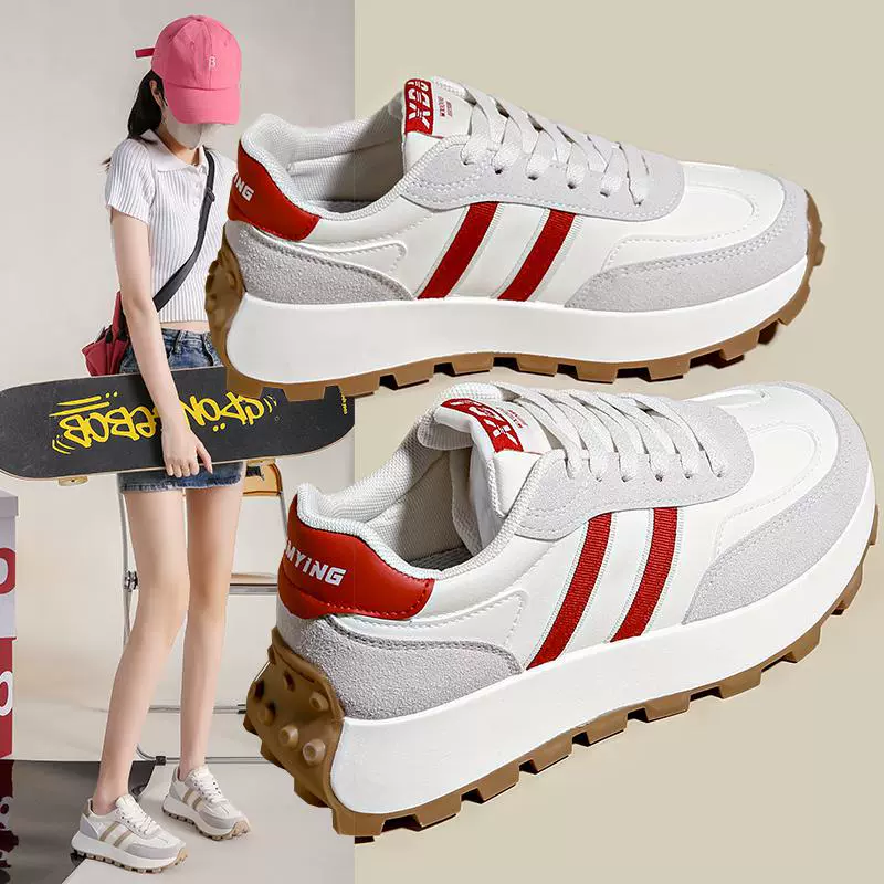 Модные женские спортивные туфли Four Seasons на толстой нескользящей подошве, удобные и универсальные