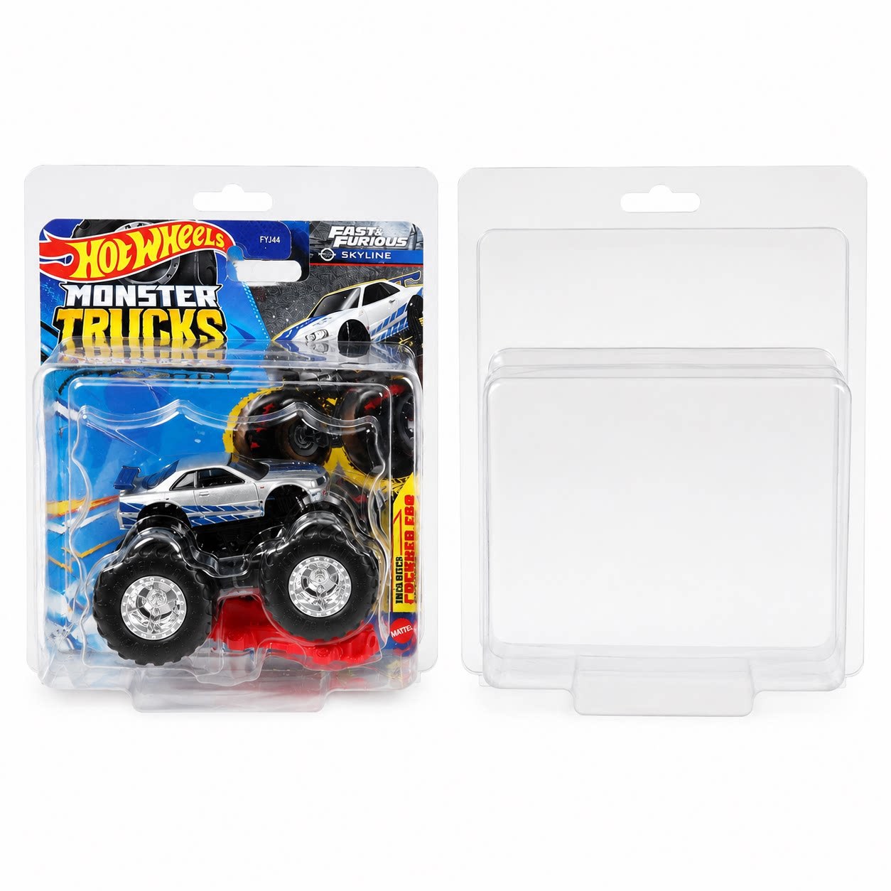 Foldable monster truck, card protection case, protective case