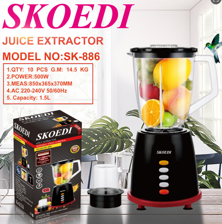 Exportación BLENDER multifuncional máquina de cocina de salud exprimidora de jugo comercial 2 en 1 886 jugo doméstico