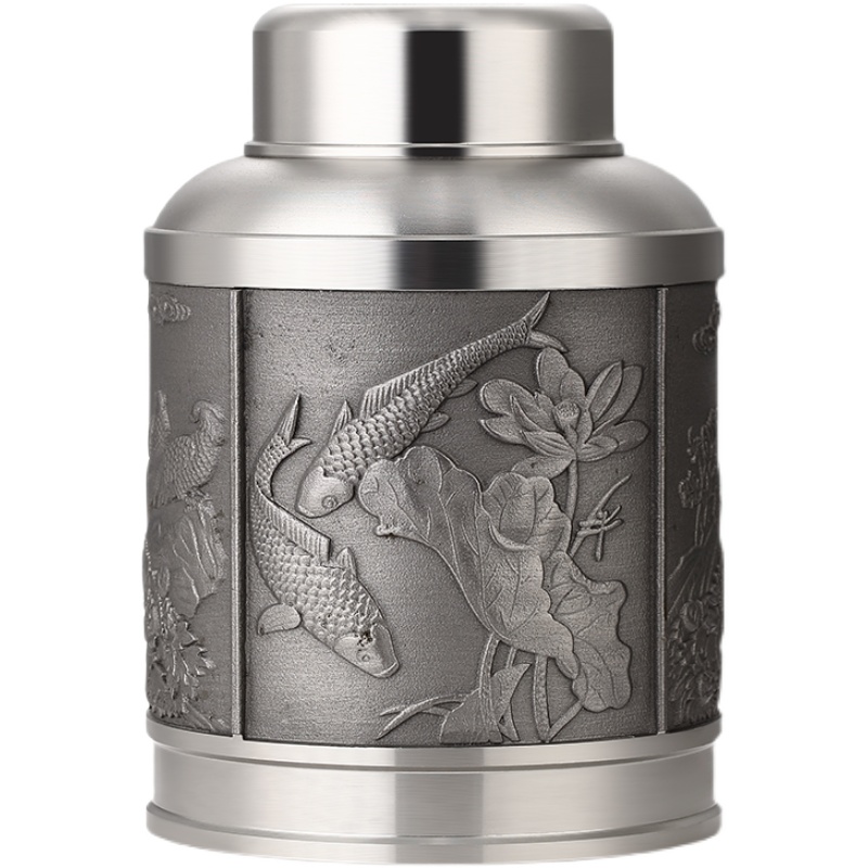 Tea Cans Sealed Cans Tin Cans Large Metal Packaging Boxes small size Storage Tea Cans Tea Stores One Jin Empty Cans