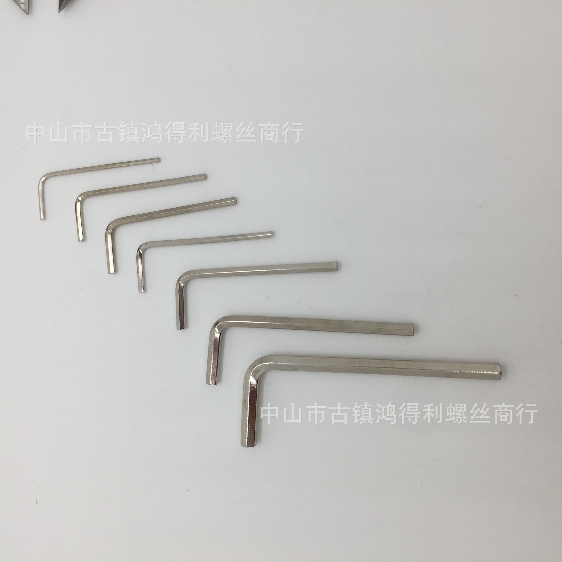 扳手m1.5m-m10内六角平头机米扳手镀镍 7字型 L型 六角匙电动车