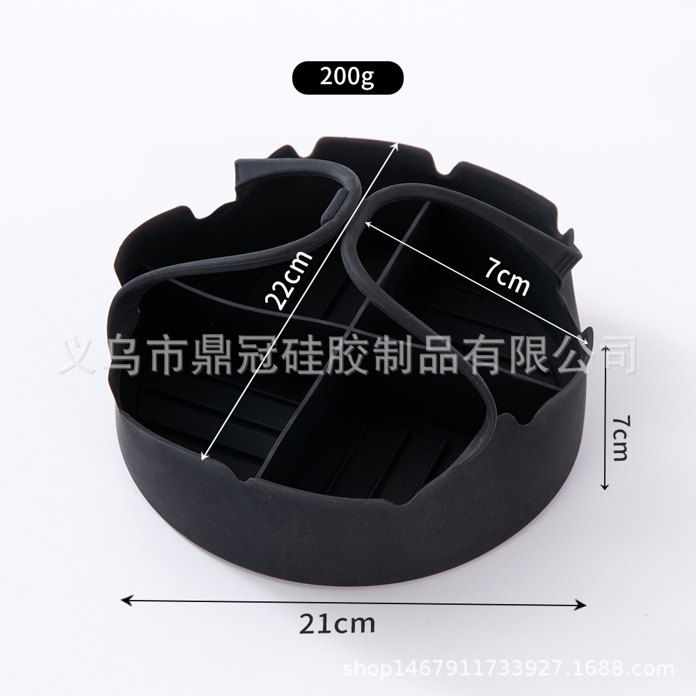 Silicona freidora de aire silicona hornear pan cuadrado microondas horno asado pollo bandeja cuadrada para hornear al por mayor