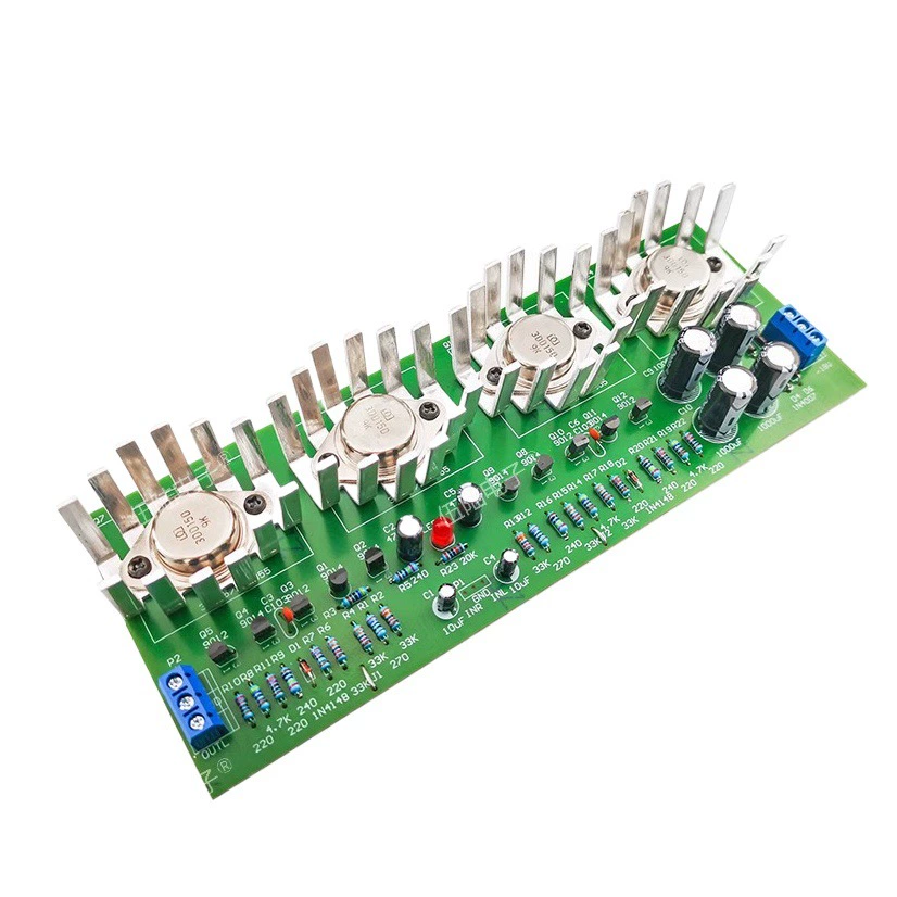 Комплект двухканального усилителя OCL высокой мощности 100 Вт, электронная плата для самостоятельной сборки, DIY, сварка, TJ-56-4