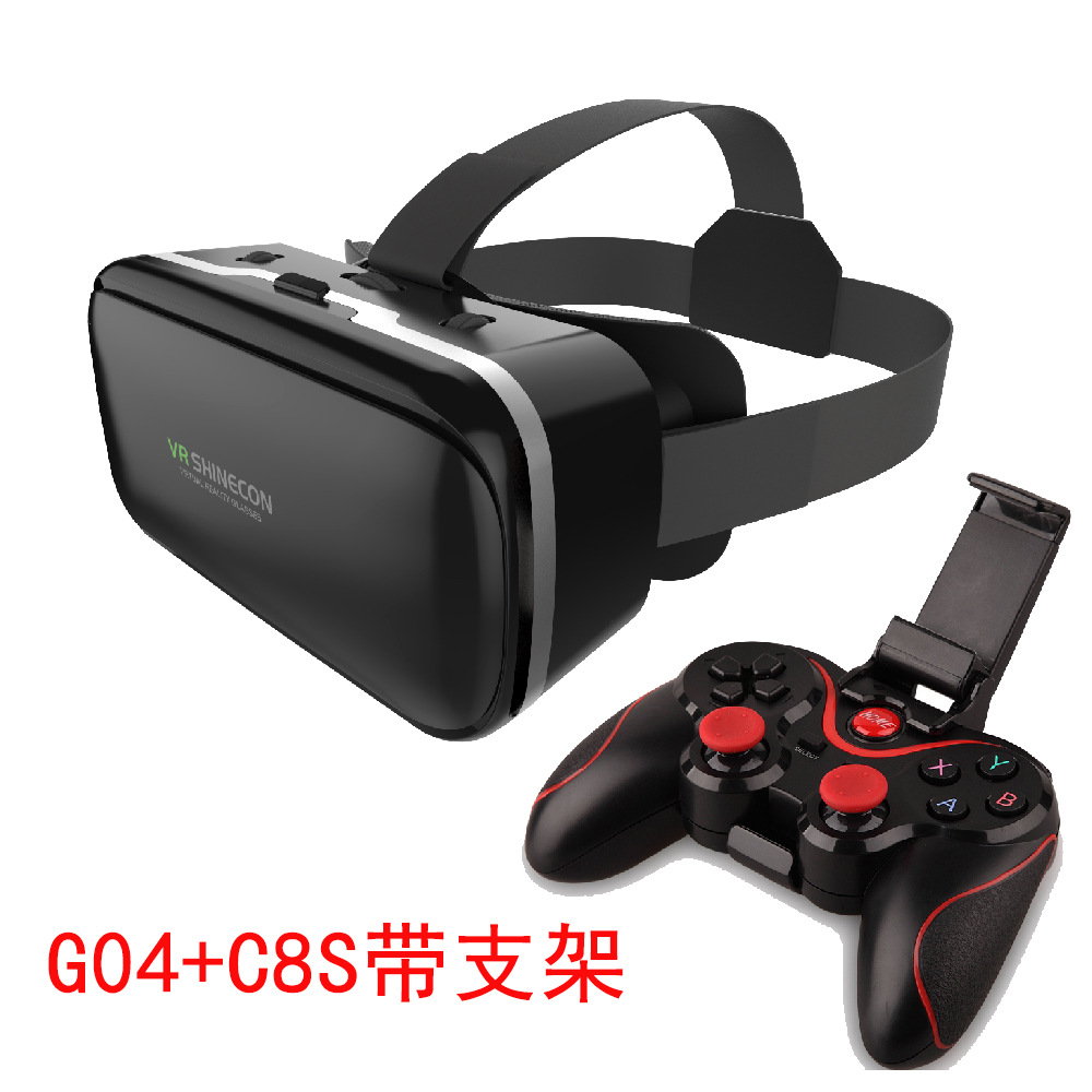 Gafas VR SHINECON Qianfi VR, espejo mágico de sexta generación G04A, pantalla grande, teléfono móvil, casco de realidad virtual 3D, panorama