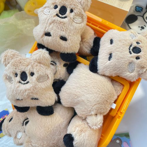 Internet celebrity plush koala doll pendant cute bear decorative pin bag key trend doll GJ125