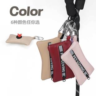 Pet Poop Bag Storage Bag Portable Fashionable Pu Leather Dog ​​Trash Bag Dispenser Dog Walking Essential Poop Bag