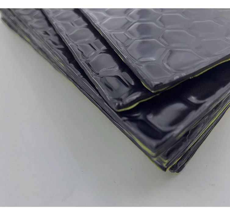 Car Soundproof and Shockproof Panels, Soundproof Cotton, Four-Wheel Sound-Absorbing Cotton, Butyl Rubber Four-Door Full Car Door Noise Reduction Sticker, Self-Adhesive