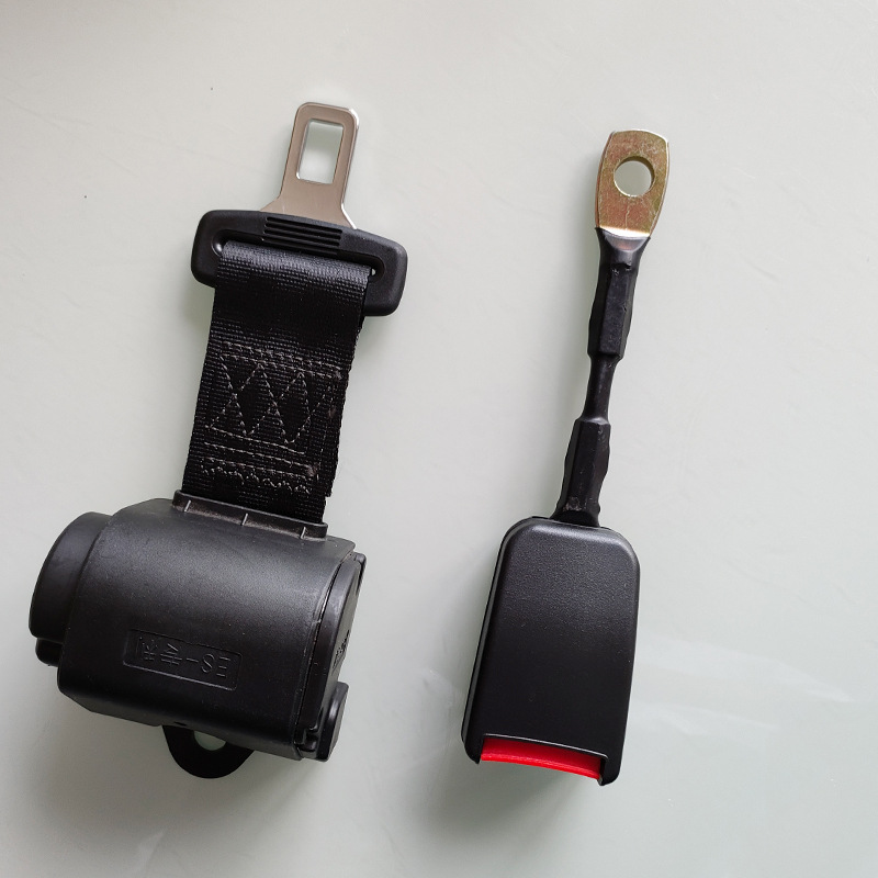 Extended Two-Point Seat Belt for Cars, Buses, Trucks, Sightseeing Vehicles, Automatic Retractable with Self-Locking Function