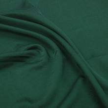 真丝素平缎香云纱布料莨绸墨绿色 桑蚕丝丝绸复古服装设计师面料