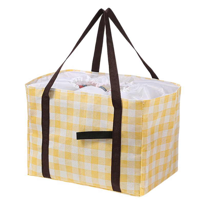 Bolsa de picnic al aire libre bolsa de aislamiento térmico bolsa refrigerada cesta de picnic al aire libre bolsa de termostato engrosada papel de aluminio bolso de gran capacidad