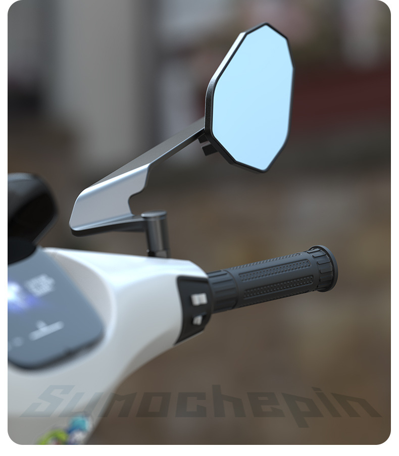 Motorcycle Electric Vehicle Modified New Fixed Wing Rearview Mirror Maverick Nine Core Universal Large Field of View Reflector