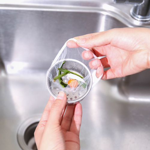 Kitchen sink filter, drain port residue garbage bag, anti-clogging vegetable basin water-proof bag, water-cut bag wholesale