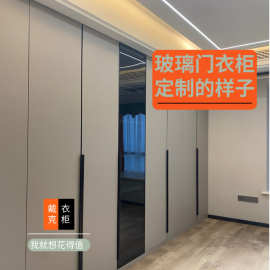 家具厂全屋实木衣柜卧室家用衣橱打衣柜挂衣区多极简衣柜现代简约