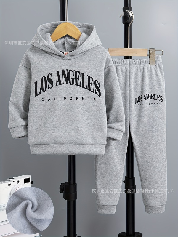 Boys' warm hoodie set, children's autumn sports set 男童卫衣|undefined