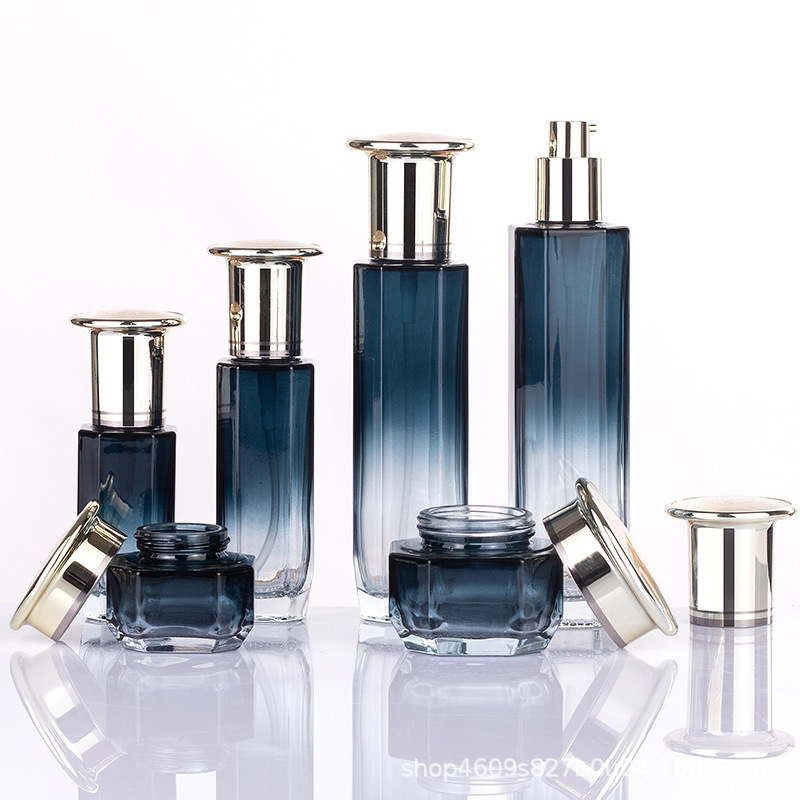 Fábrica en stock al por mayor 30g-120ml botella de conjunto de alta gama botella cosmética botella de crema botella de loción de tóner