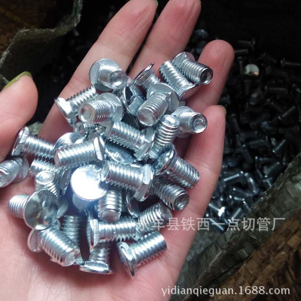 桥架镀锌螺丝 法兰螺母 6*12 8*16 方颈螺丝 货架螺丝  现货供应