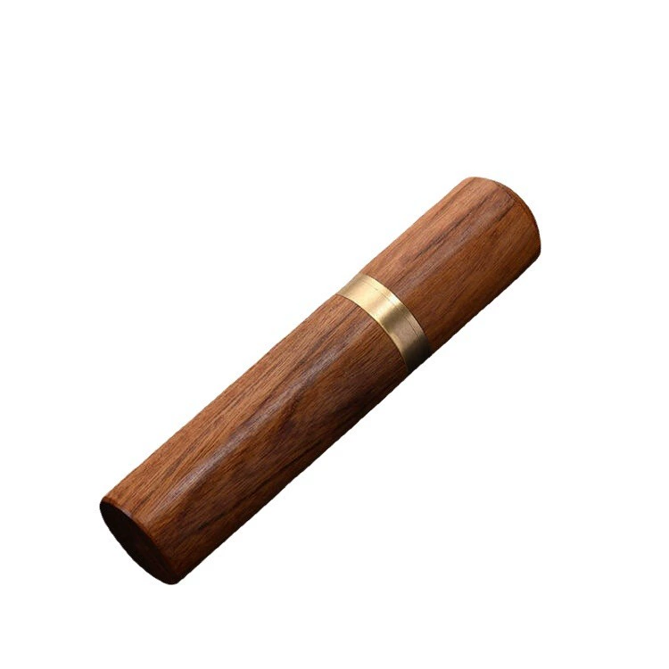 Заводская прямым продажа Ebony Rosework, деревянная зубочистка шприц, переносной деревянный держатель зубочистка держатель