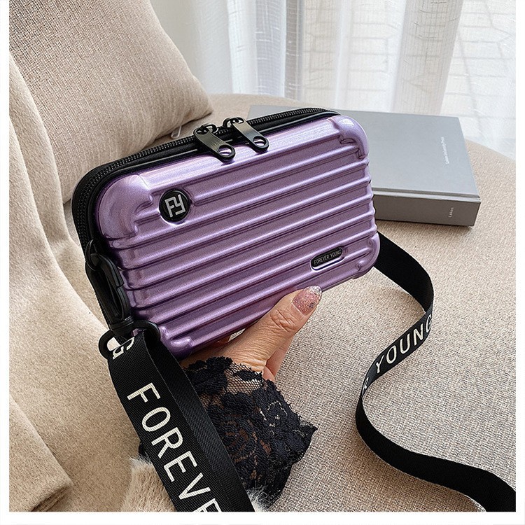 Mayorista de 7 pulgadas 14 pulgadas con patrón de logotipo maleta ABS maquillaje caja de embarque de mano bolsa de viaje maleta