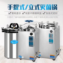 高压蒸汽灭菌锅LS-35HD/75LD 立式自动手轮灭菌器LS-50G滨江医疗