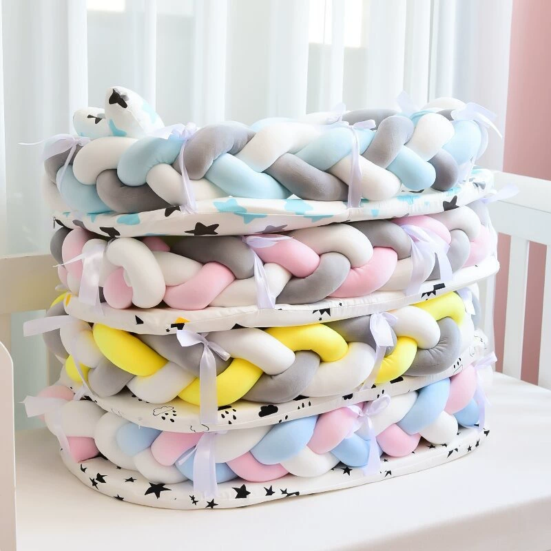 Handheld crib, detachable children's bed, three dimensional protective woven sides