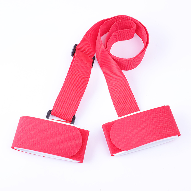 En stock correa de snowboard de doble tabla Tabla de nieve adhesivo mágico cinturón de fijación correa de tabla de nieve campamento verde equipo de esquí