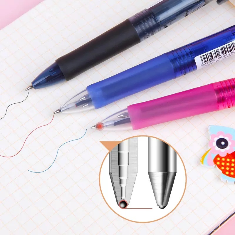 Bolígrafo de cebra japonés B3A3 prensa pluma de aceite bolígrafo de oficina de negocios multifuncional color negro