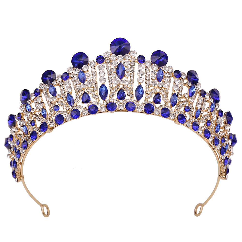 Bridal Shiny Women's Solid Color Alloy Rhinestone Diamond Crown display picture 23