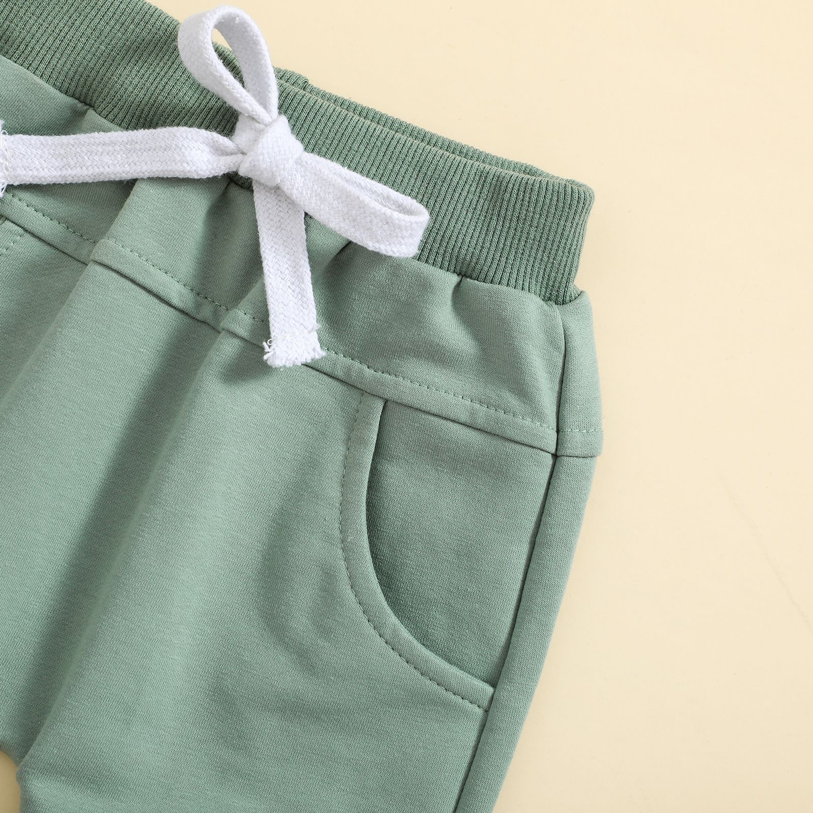 Baby clothing boy's suit Children's new autumn and winter color matching round neck long sleeve pants suit_voghion.com